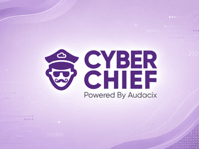 Cyber Chief Powered by Audacix logo in purple with a stylized security chief icon.