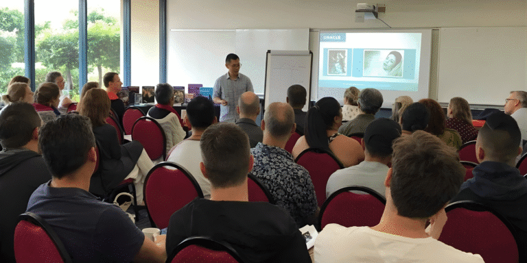 From Corporate Burnout to Soul-Led Success: The Neurowisdom™ Journey Andrew Low leading a coaching seminar on burnout recovery and career transformation through Neurowisdom™.